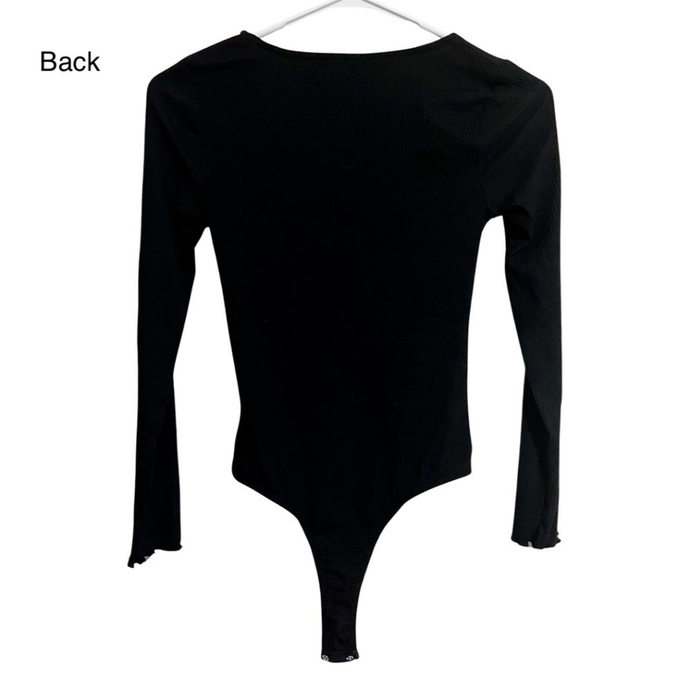 Altar'd State Ribbed Knit Twist Front Bodysuit - Picture 2 of 7